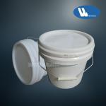 5L white plastic bucket WH P05