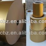 6.5 micron golden foil laminated coated paperboard DC20100719