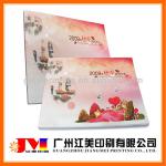 a4 fancy CMYK perfect binding advertising brochure JM-1