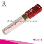 Bling Rhinestone Pink Lip Gloss Tube KDLG for lip gloss tube