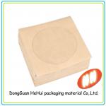 brown cd dvd vcd paper sleeves with clear window hh-51330