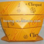 champage ice bucket, paper foldable ice bucket champage ice bucket
