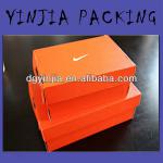 Chinese manufacture custom logo printed recycled hot nike shoe box YJ-C 1243 Nike shoe box