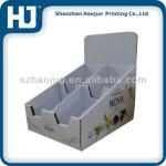 Counter Corrugated paper display box for promotion ZHJ-0293