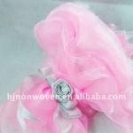 Crystal organza roll/flower wrapping/beautiful packing material/organza fabric roll/wedding and party decoration/organza fabric HJ0207