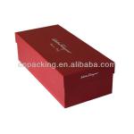 custom design elegant paperboard base and lid box for shoes FB-268