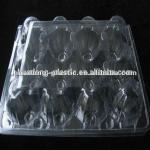 Customized clamshell plastic egg tray HDB301