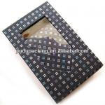 Dark blue high end cheap custom cardboard tie boxs KD-A321