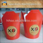 Disposalbe paper noodle box with custom printed noodle boxes various