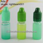 e-liquid flavors with colorful childproof cap long tip RT-PET