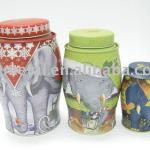Elephants Shaped Tin T3269, T3322, &amp; T3205