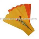 flower paper sleeve / plastic sleeve / flower packing bag Customer&#39;s mode