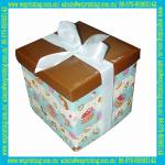 foldable corrugated paper gift box, foldable corrugated gift box ASQI-20120328