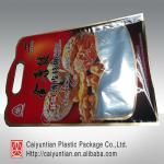 food plastic packaging bag with window ,matte film good printing flexible packaging