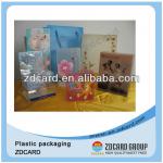 High quality clear(white) pvc/pet/pp plastic cosmetic packing boxes plastic cosmetic packing boxes ZD001