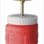 High Quality Red Polyethylene Plastic Safety Storage Plunger Can 14018