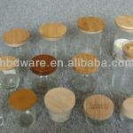 Hot! high quality bamboo cover for glass canister