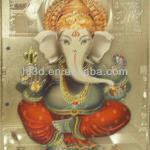 india gold foil india god religious pictures with clearly stamping GP-1