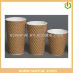 Kraft paper cup paper coffee carton cup PC-0004