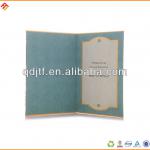 Luxury Paper Greeting Card Printing Service JTF-FZ592 Paper Greeting Card Printing Service