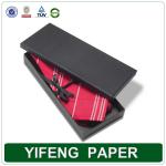 Matte black paper Tie Gift Box YF-13121719