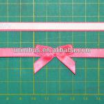 mini satin bow and ribbon with double stickers mini satin bow and ribbon with double stickers