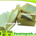 Naturel card packaging cold foods like salad and sushi and cake