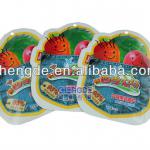 plastic candy food packaging pouch,irregular bag,