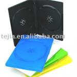 PP 14mm black double dvd cases with recycle B003