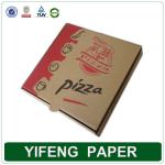 professional custom kraft pizza box factory in guangzhou YFP1320