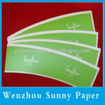 sell 12oz pe coated paper sleeve for cheese cup 6-0064