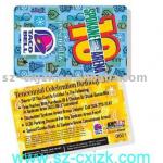 SGS Approved PVC Scratch and Win Card CXJ-SW02