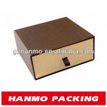 simple rigid paper sliding drawer boxes wholesale HM-574