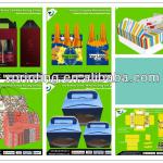 Six 6 Pack Bottle Carrier Paper Box Corrugated Box-X090