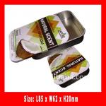 Sliding lid metal box for mint LC/0030