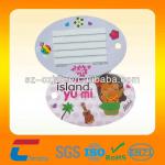 special design Flexible Round plastic tag with custom graphics Standard Size Plastic Card