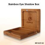 square bamboo eyeshadow case bamboo packaging GOT-02