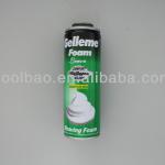 tinplate aerosol shaving foam can CBTC006