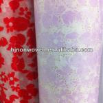two-tone Printing PET non-woven fabrics flower bouquet/ floral wraps sheet HJ0943