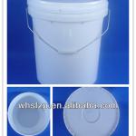 white plastic chemical bucket 19L WHP19-1