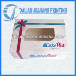 Wholesale printing glossy window paper cake boxes CKB-021