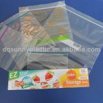 Wide seal Storage bag Gallon plastic food packaging bag N0009
