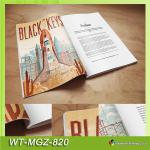 WT-MGZ-820 2013 high fashion magazine publishing WT-MGZ-820